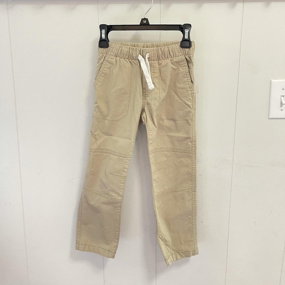 Drawstring khaki pants